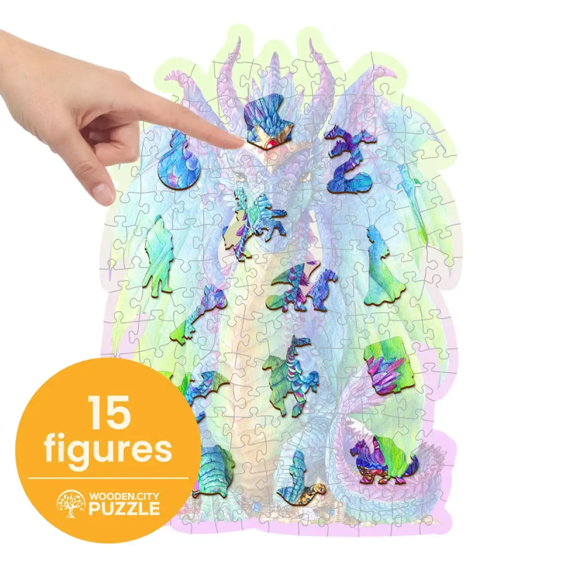 Puzzel Hout Magnificent Dragon 150pcs Puzzel Hout Magnificent Dragon 150pcs