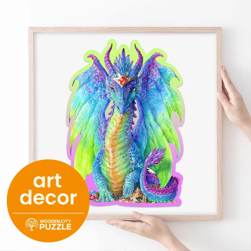 Puzzel Hout Magnificent Dragon 150pcs Puzzel Hout Magnificent Dragon 150pcs
