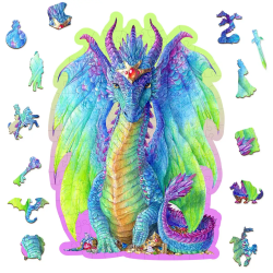 Puzzel Hout Magnificent Dragon 150pcs Puzzel Hout Magnificent Dragon 150pcs
