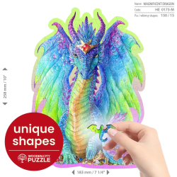 Puzzel Hout Magnificent Dragon 150pcs Puzzel Hout Magnificent Dragon 150pcs