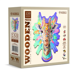 Puzzel Hout Natty Giraffe 150pcs