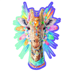 Puzzel Hout Natty Giraffe 150pcs