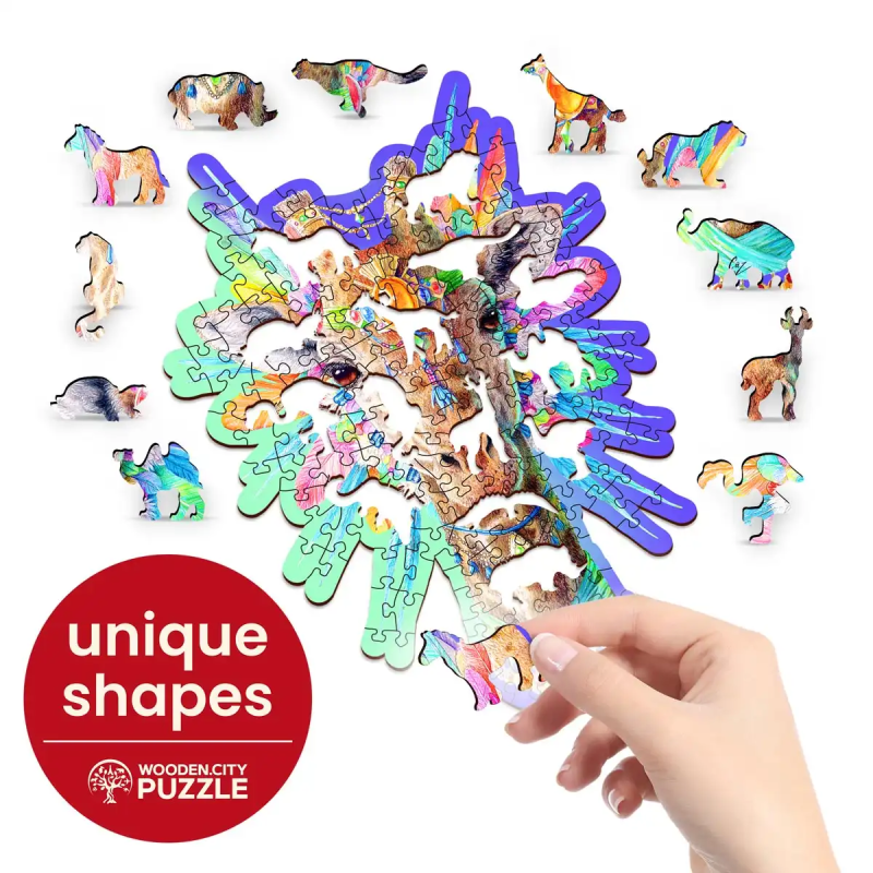 Puzzel Hout Natty Giraffe 150pcs