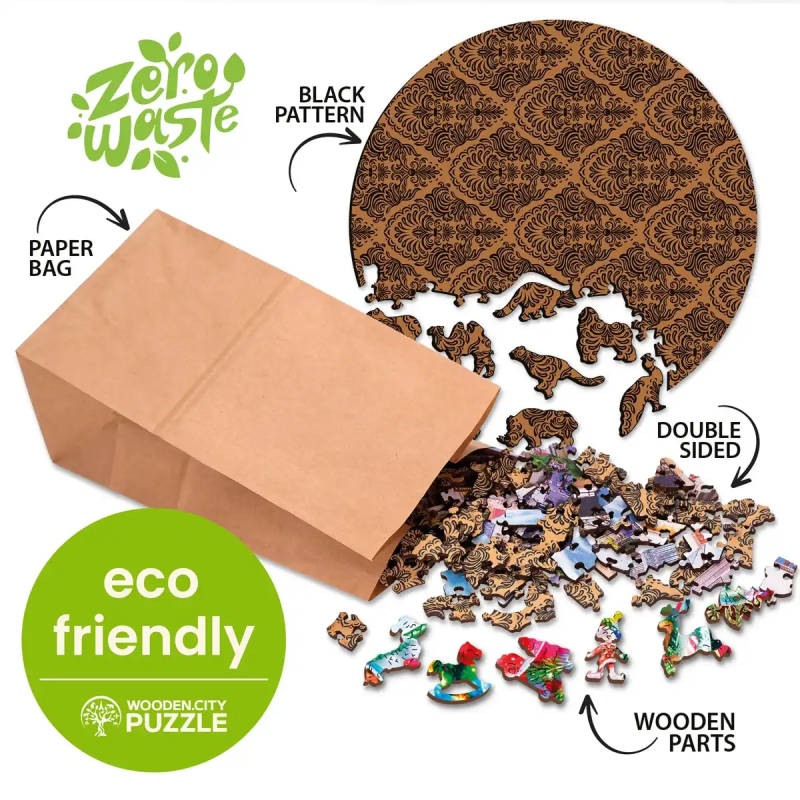 Puzzel Hout Natty Giraffe 150pcs