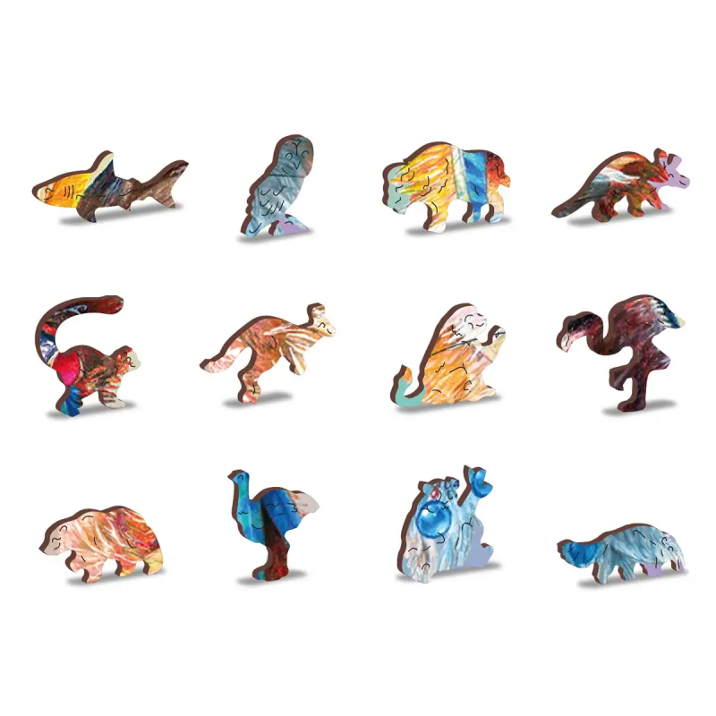 Puzzel Hout Mystic Fox 250pcs