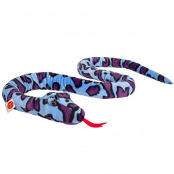 Knuffel Slang Lila Blauw Gevlekt 175 cm Knuffel Slang Lila Blauw Gevlekt 175 cm