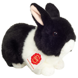 Knuffel Haas Zwart Wit 23 cm