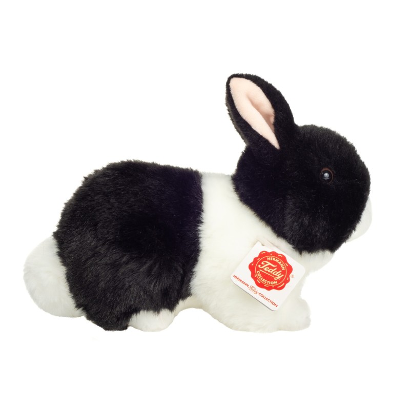 Knuffel Haas Zwart Wit 23 cm Knuffel Haas Zwart Wit 23 cm