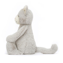 Knuffel Kat Bashful Grey Kitty Original Knuffel Kat Bashful Grey Kitty Original