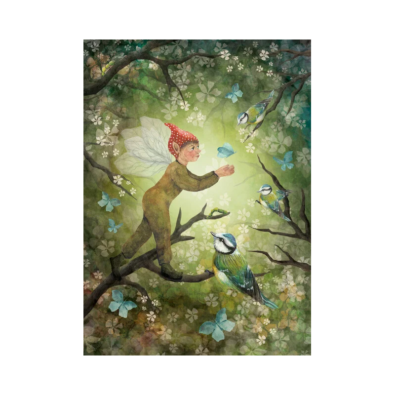 Postkaart Spring Forest Fairy