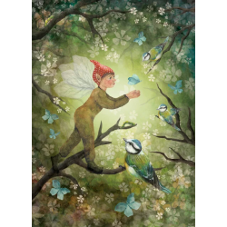 Postkaart Spring Forest Fairy