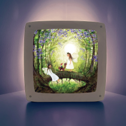 Seizoensplaat Fairies with Squirrel