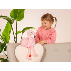 Knuffel Flamingo Flora 35cm