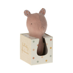 Knuffelrammelaar Lullaby Friends Varkentje