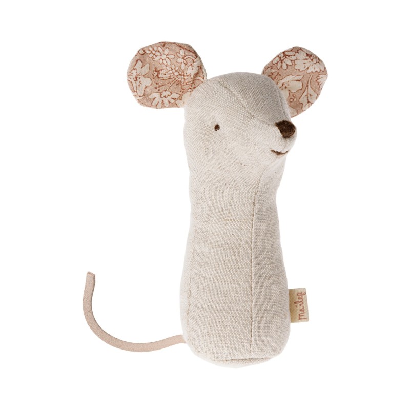 Knuffelrammelaar Lullaby Friends Muis Nature