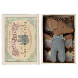 Knuffelmuis Baby Sleepy-Wakey Blauw