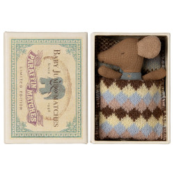 Knuffelmuis Baby Sleepy-Wakey Blauw Knuffelmuis Baby Sleepy-Wakey Blauw
