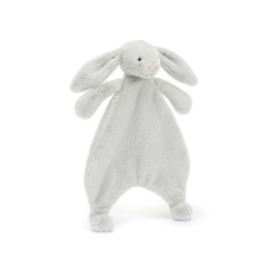 Knuffeldoek Bashful Silver Bunny Comforter