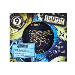 Steampunk Puzzel Blauw Set 9-delig