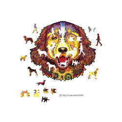 Rainbo Houten Puzzel Berner Sennenhond 118pcs