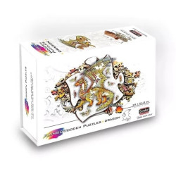 Rainbo Houten Puzzel Draak 104pcs