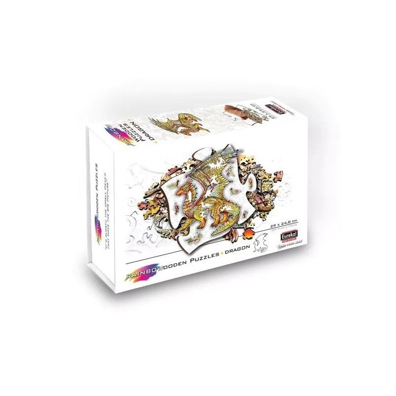 Rainbo Houten Puzzel Draak 104pcs