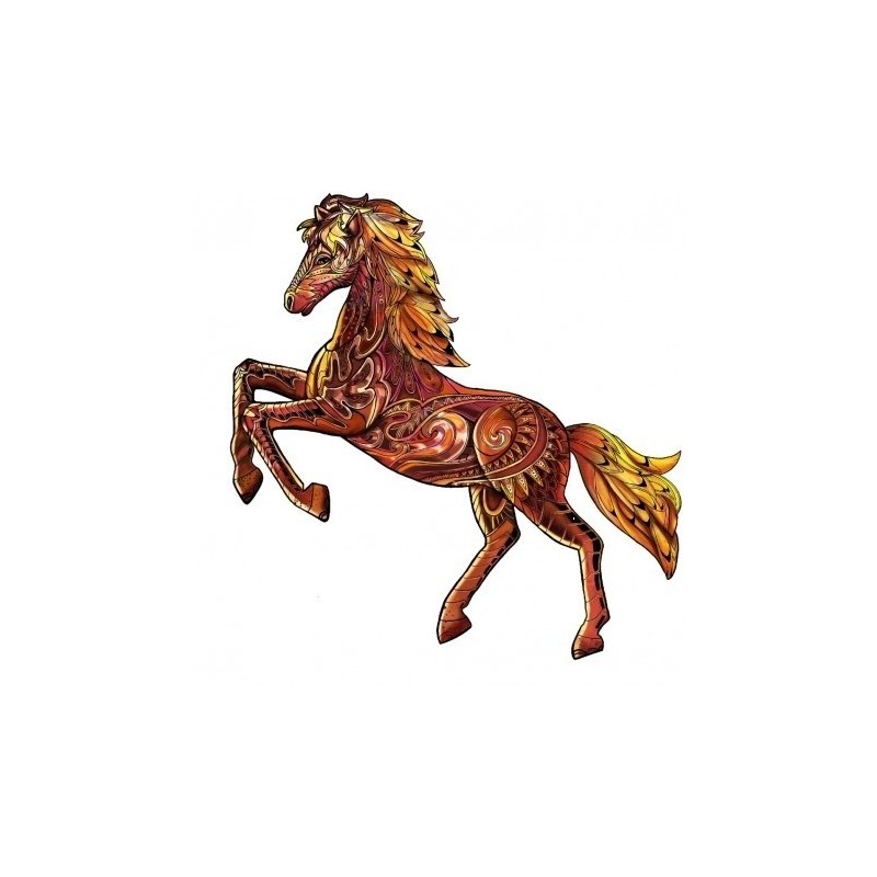 Rainbo Houten Puzzel Wild Paard 103pcs