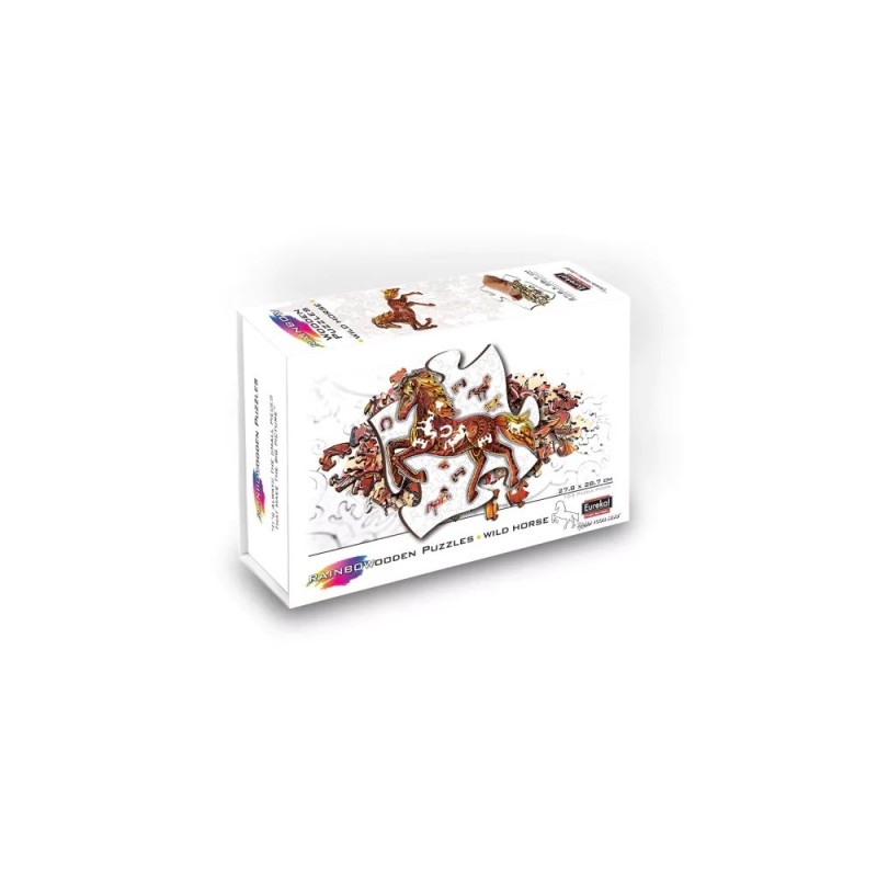 Rainbo Houten Puzzel Wild Paard 103pcs