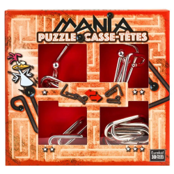 Breinbreker Puzzel Mania Set 4-delig Rood