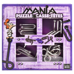 Breinbreker Puzzel Mania Set 4-delig Paars