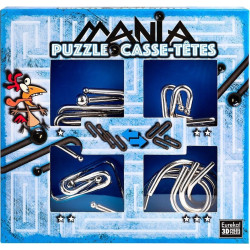 Breinbreker Puzzel Mania Set 4-delig Blauw