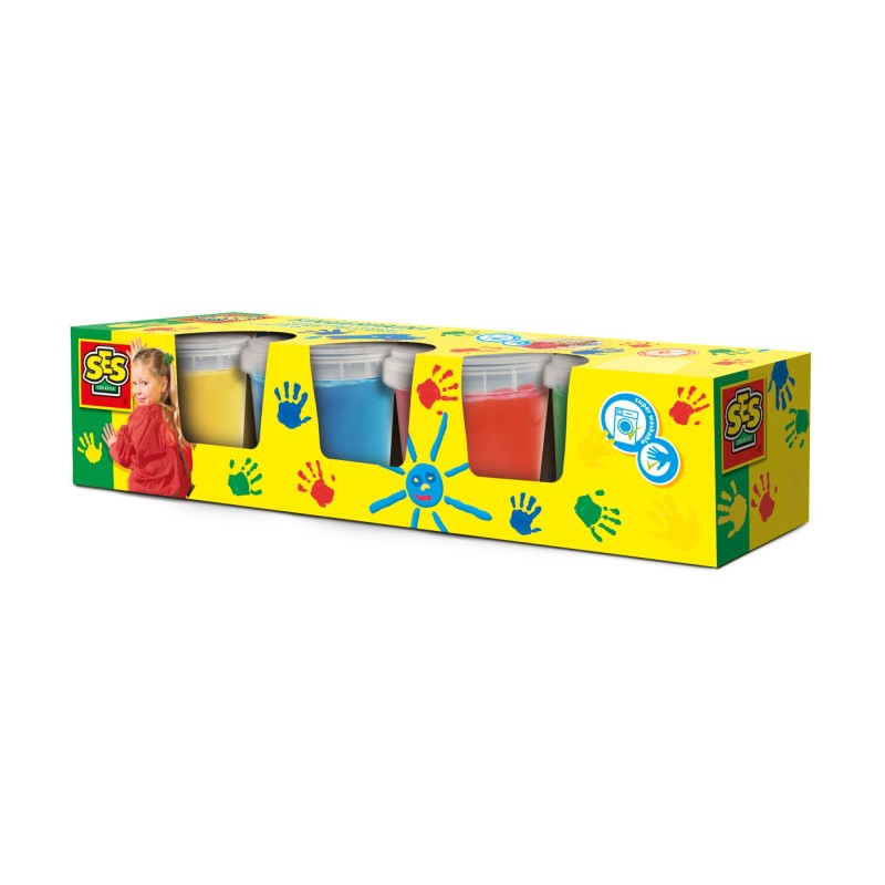 Vingerverf 4 kleuren 145ml
