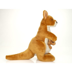 Knuffel Kangaroe met Baby 30cm Knuffel Kangaroe met Baby 30cm