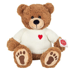 Knuffel Teddy Percy met Trui 30cm