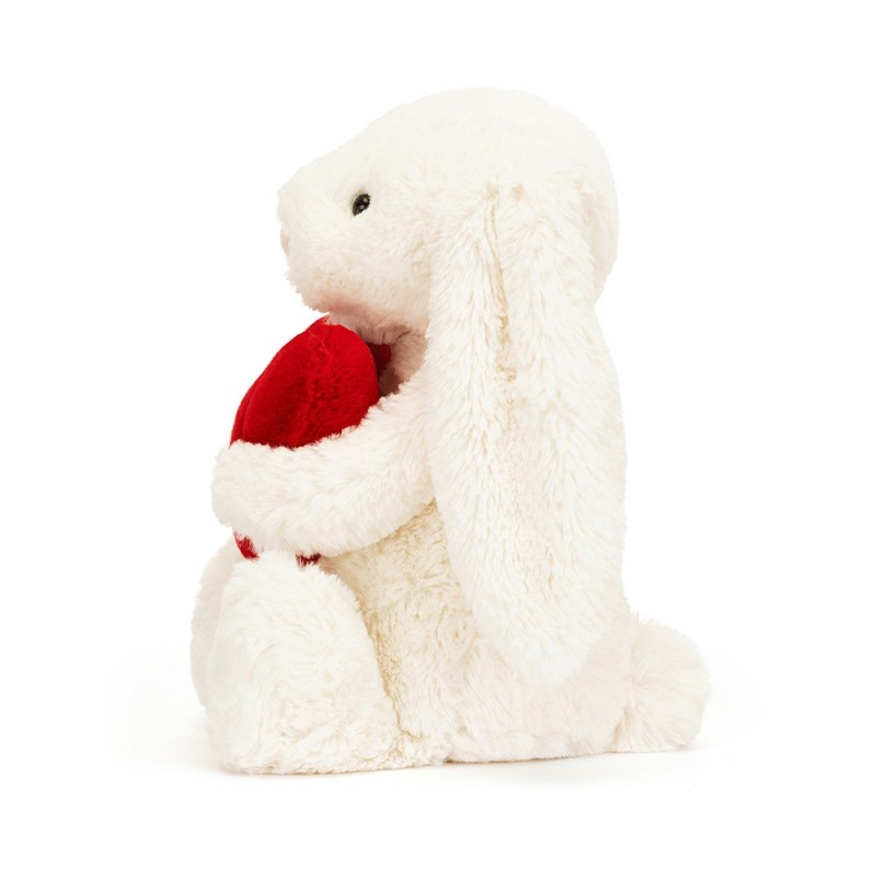 Knuffel Konijn Bashful Bunny with Heart Original 31 cm Knuffel Konijn Bashful Bunny with Heart Original 31 cm