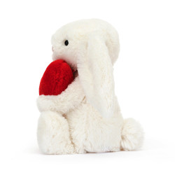 Knuffel Konijn Bashful Bunny with Heart Little 18 cm Knuffel Konijn Bashful Bunny with Heart Little 18 cm