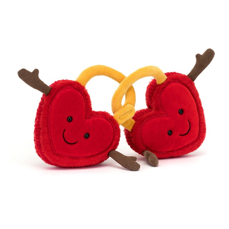Knuffel Amuseables Val & Tina Love Locks 22 cm Knuffel Amuseables Val & Tina Love Locks 22 cm