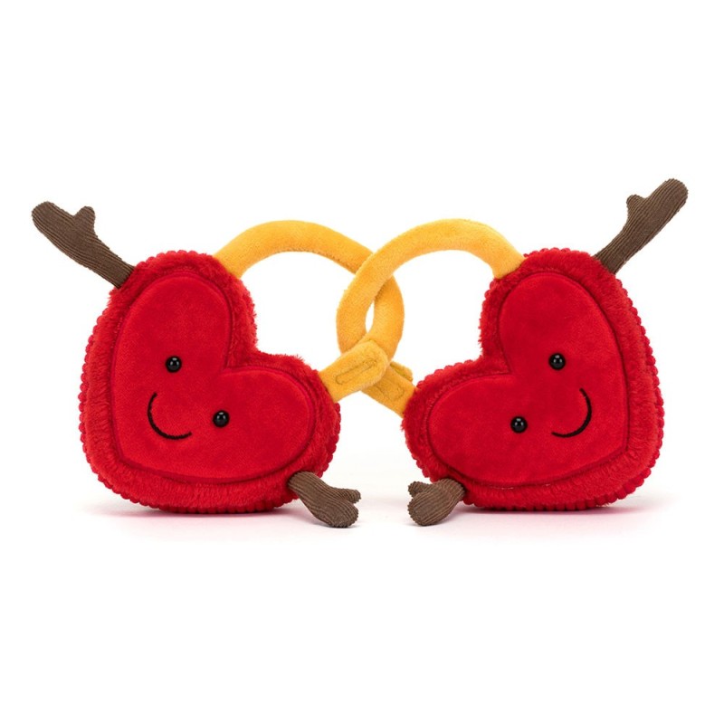 Knuffel Amuseables Val & Tina Love Locks 22 cm Knuffel Amuseables Val & Tina Love Locks 22 cm