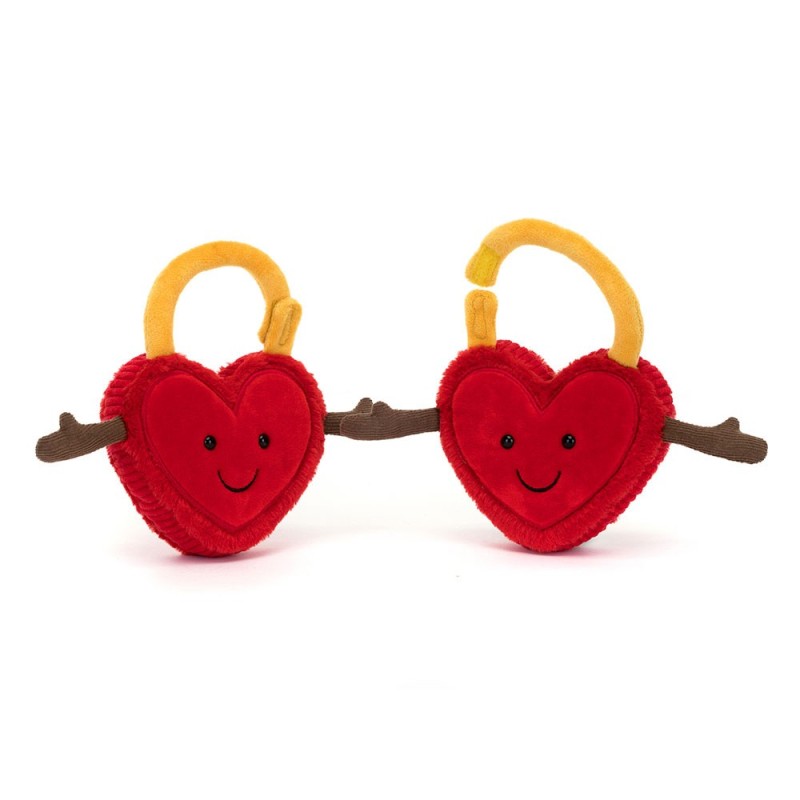 Knuffel Amuseables Val & Tina Love Locks 22 cm Knuffel Amuseables Val & Tina Love Locks 22 cm