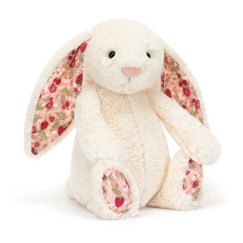 Knuffel Konijn Blossom Cream Bunny Berry 31cm Knuffel Konijn Blossom Cream Bunny Berry 31cm