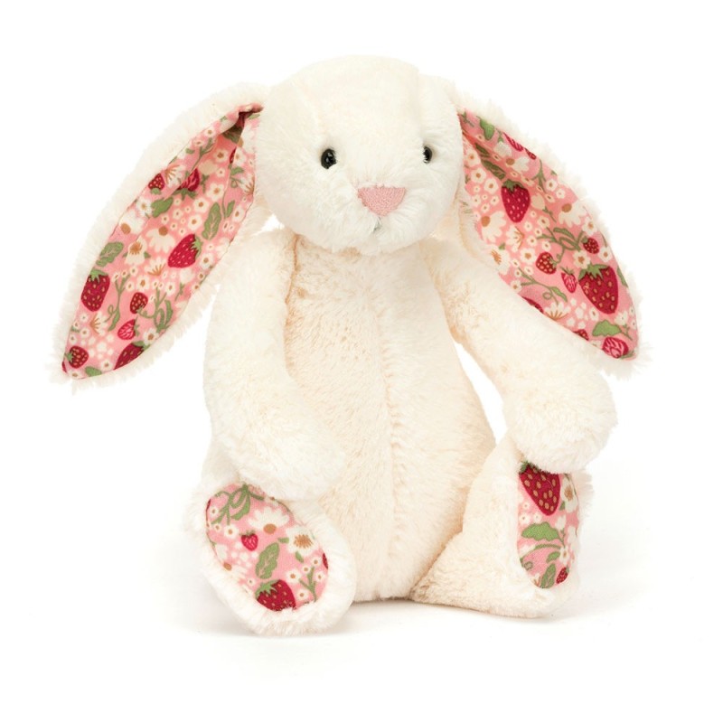 Knuffel Konijn Blossom Cream Bunny Berry 18 cm