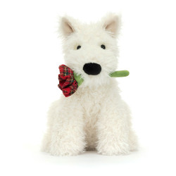 Knuffel Hond Munro Scottie Dog 'Love You' 25 cm