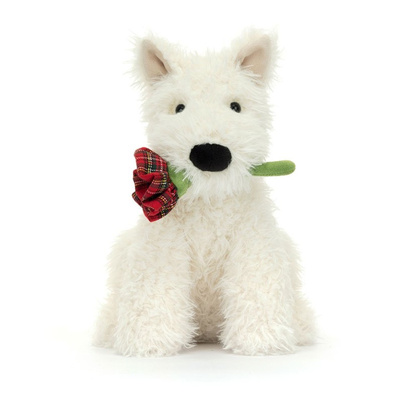Knuffel Hond Munro Scottie Dog 'Love You' 25 cm