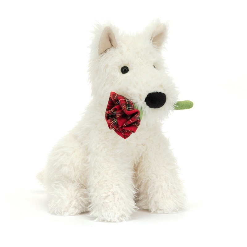 Knuffel Hond Munro Scottie Dog 'Love You' 25 cm