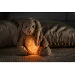 Knuffel met Licht Hoppie Haas 28cm