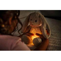 Knuffel met Licht Hoppie Haas 28cm