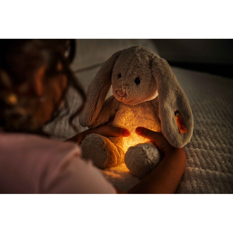 Knuffel met Licht Hoppie Haas 28cm