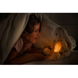 Knuffel met Licht Hoppie Haas 28cm