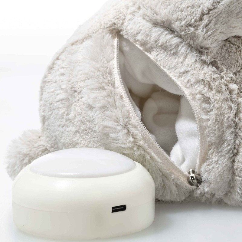 Knuffel met Licht Hoppie Haas 28cm
