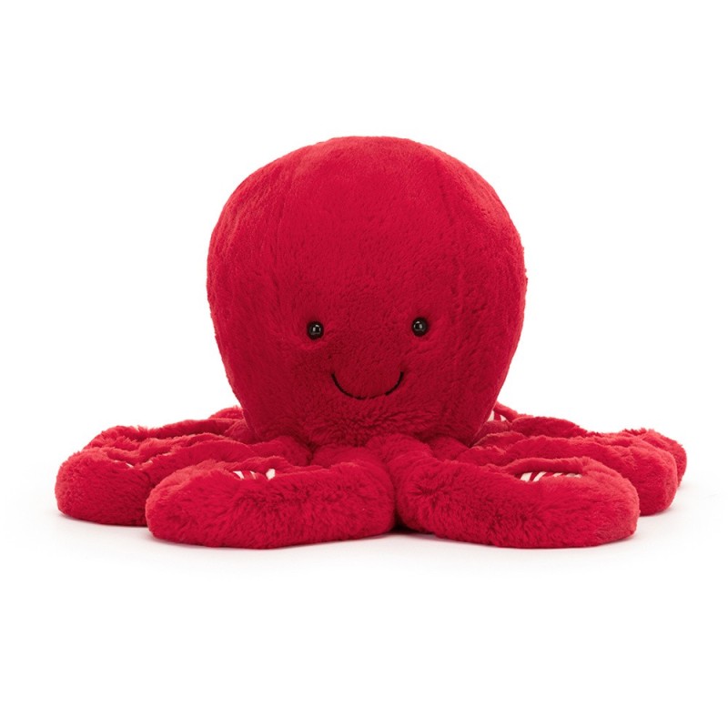 Knuffel Cranberry Octopus Large Knuffel Cranberry Octopus Large